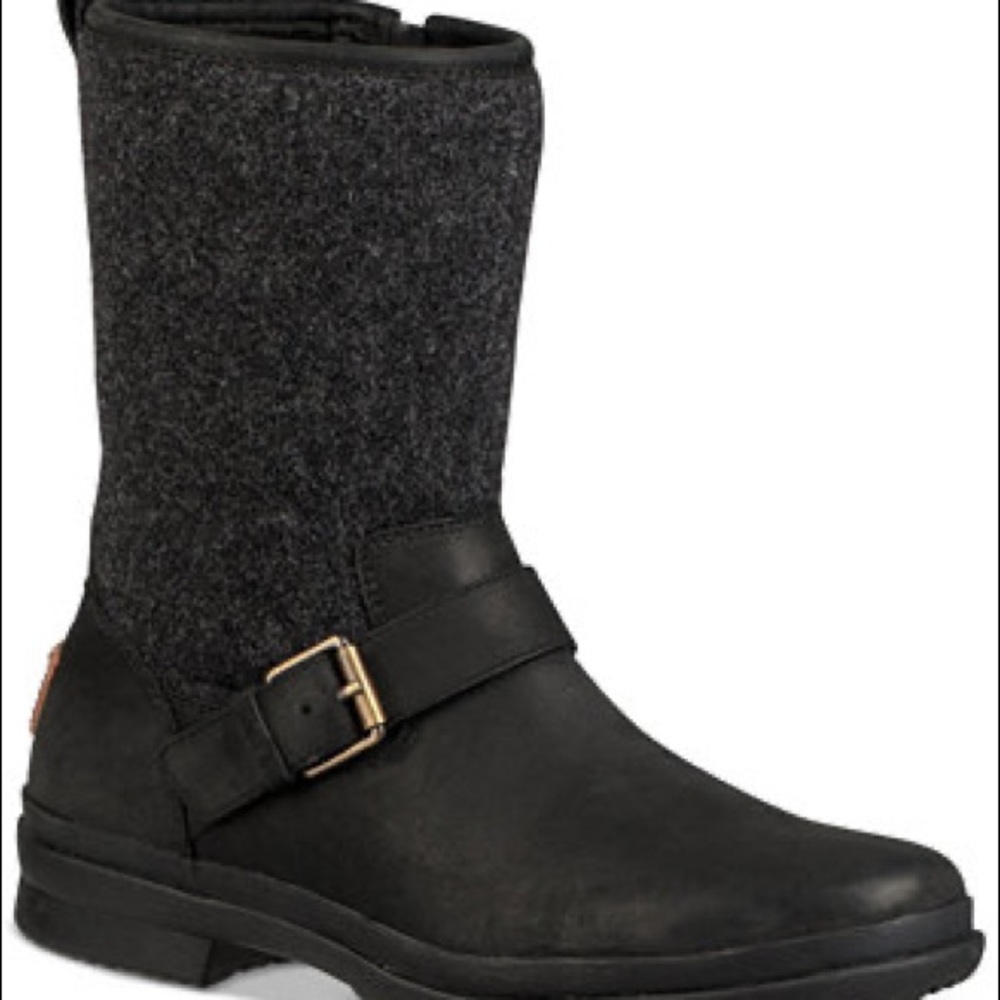 UGG Women’s Robbie Mid-Calf Boots Black Size 8